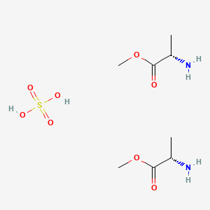 molecular formula C8H20N2O8S B12643902 Bis(O-methyl-L-alanine) sulphate CAS No. 93923-86-5