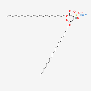 molecular formula C44H85NaO7S B12643908 Sodium 1,4-diicosyl sulphonatosuccinate CAS No. 86415-32-9