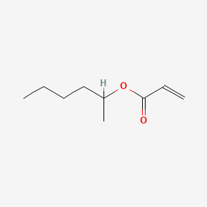 molecular formula C9H16O2 B12643921 1-Methylpentyl acrylate CAS No. 51443-71-1