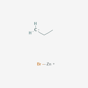 molecular formula C3H7BrZn B126440 Propylzinc bromide solution CAS No. 156567-57-6