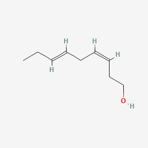 molecular formula C9H16O B12644053 3,6-Nonadien-1-ol, (6Z)- CAS No. 186906-32-1