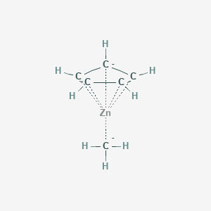 molecular formula C6H8Zn-2 B1264407 (Cyclopentadienyl)methylzinc 