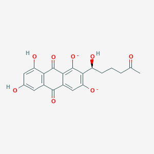 molecular formula C20H16O8-2 B1264410 5'-Oxoaverantin 