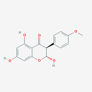 molecular formula C16H14O6 B1264413 2,5,7-Trihydroxy-4'-methoxyisoflavanone 