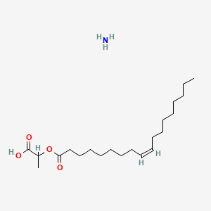 molecular formula C21H41NO4 B12644134 Ammonium 1-carboxylatoethyl oleate CAS No. 94313-71-0