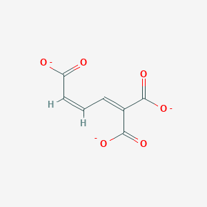 molecular formula C7H3O6-3 B1264417 2-Carboxylato-cis,cis-muconate(3-) 