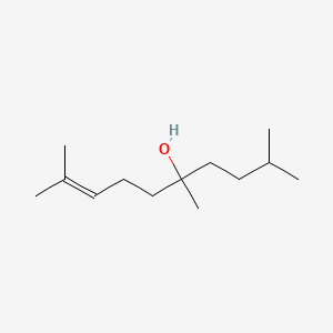 molecular formula C13H26O B12644170 2,5,9-Trimethyl-8-decen-5-ol CAS No. 84912-18-5