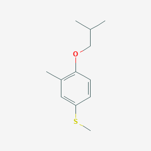 molecular formula C12H18OS B12644194 4-iso-Butoxy-3-methylphenyl methyl sulfide 