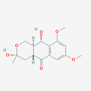 molecular formula C16H20O6 B1264421 Corynesporol 