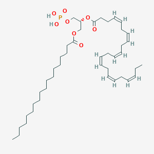 molecular formula C43H73O8P B1264428 [(2R)-1-octadecanoyloxy-3-phosphonooxypropan-2-yl] (4Z,7Z,10Z,13Z,16Z,19Z)-docosa-4,7,10,13,16,19-hexaenoate 
