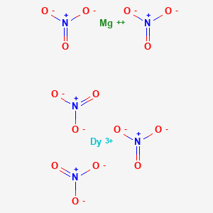 molecular formula DyMgN5O15 B12644319 Dysprosium magnesium pentanitrate CAS No. 93918-71-9