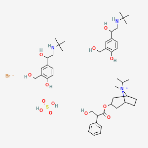 molecular formula C46H74BrN3O13S B1264432 Combivent Respimat CAS No. 1031840-23-9
