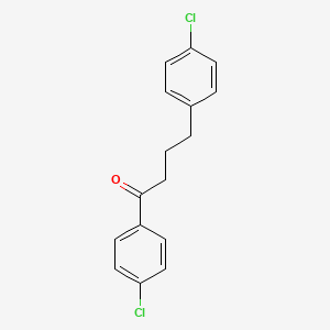 molecular formula C16H14Cl2O B12644362 4'-Chloro-4-(4-chlorophenyl)butyrophenone CAS No. 71463-54-2