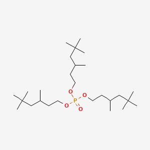 molecular formula C27H57O4P B12644381 Tris(3,5,5-trimethylhexyl) phosphate CAS No. 72386-53-9
