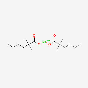 molecular formula C16H30BaO4 B12644444 Barium dimethylhexanoate CAS No. 94481-49-9