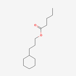 molecular formula C14H26O2 B12644467 3-Cyclohexylpropyl valerate CAS No. 93857-91-1
