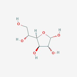 molecular formula C6H12O6 B12644474 alpha-D-glucofuranose CAS No. 36468-84-5