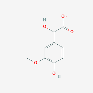 molecular formula C9H9O5- B1264453 Vanillylmandelate 