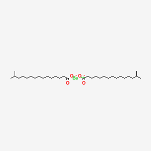 molecular formula C32H62BaO4 B12644600 Barium isohexadecanoate CAS No. 93803-91-9