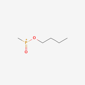 molecular formula C5H12O2P+ B12644602 Phosphinic acid, methyl-, butyl ester CAS No. 6172-80-1