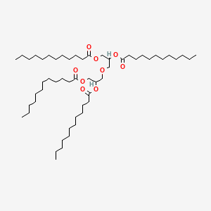 molecular formula C54H102O9 B12644607 Oxydipropane-3,1,2-triyl tetralaurate CAS No. 57012-88-1