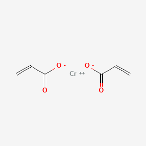 molecular formula C6H6CrO4 B12644651 Chromium(2+) acrylate CAS No. 94275-85-1