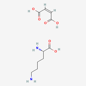 molecular formula C10H18N2O6 B12644707 L-Lysine (1)-maleate CAS No. 93805-83-5