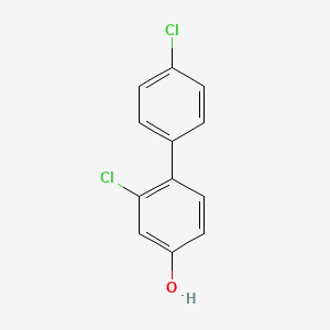 molecular formula C12H8Cl2O B12644711 (1,1'-Biphenyl)-4-ol, 2,4'-dichloro- CAS No. 53905-32-1