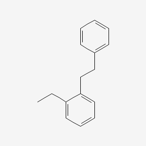 molecular formula C16H18 B12644731 Benzene, 1-ethyl-2-(2-phenylethyl)- CAS No. 125328-87-2