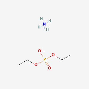 molecular formula C4H14NO4P B12644802 Ammonium diethyl phosphate CAS No. 24856-80-2