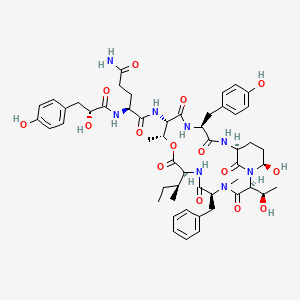 molecular formula C52H68N8O15 B1264482 Aeruginopeptin 228A 
