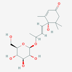 3,5,5-Trimethyl-4beta-hydroxy-4-[3-(beta-D-glucopyranosyloxy)-1-butenyl]-2-cyclohexene-1-one