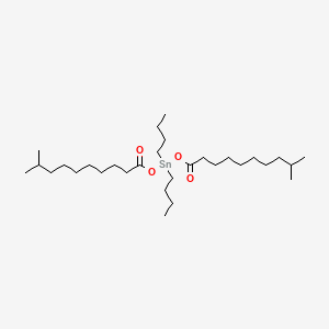 molecular formula C30H60O4Sn B12644865 Dibutylbis((1-oxoisoundecyl)oxy)stannane CAS No. 93893-96-0
