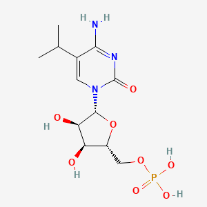 molecular formula C12H20N3O8P B12644893 5-Isopropylcytidine 5'-monophosphate CAS No. 117309-82-7