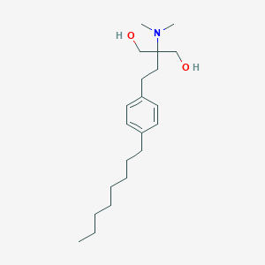 molecular formula C21H37NO2 B126449 2-Dimethylamino Fingolimod CAS No. 1404433-87-9