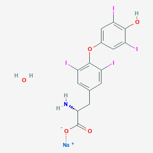 Monosodium D-thyroxine hydrate