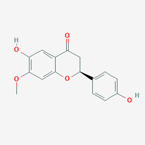 molecular formula C16H14O5 B1264494 6,4'-Dihydroxy-7-methoxyflavanone 