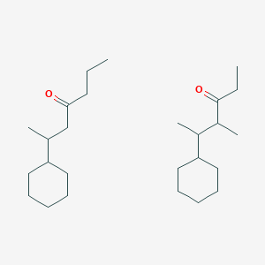 molecular formula C26H48O2 B12644945 5-Cyclohexyl-1,4-methylhexan-3-one CAS No. 94213-60-2