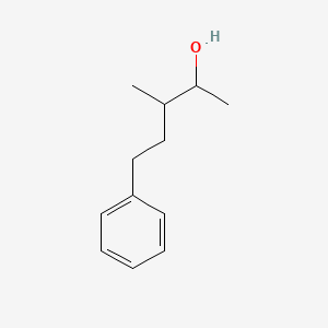 molecular formula C12H18O B12644950 alpha,beta-Dimethylbenzenebutanol CAS No. 36748-82-0