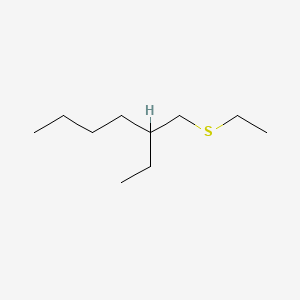 molecular formula C10H22S B12644965 3-((Ethylthio)methyl)heptane CAS No. 71607-39-1