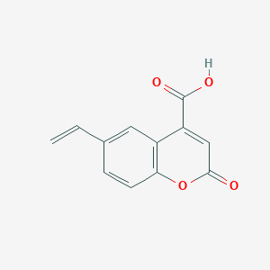 6-Vinyl-2-oxo-2H-1-benzopyran-4-carboxylic acid