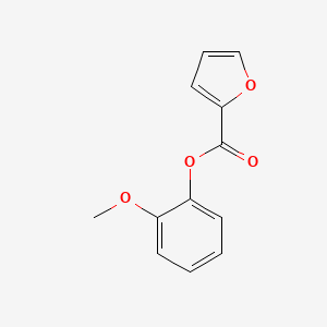 molecular formula C12H10O4 B12645015 2-Methoxyphenyl 2-furoate CAS No. 39251-97-3