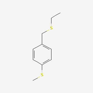 molecular formula C10H14S2 B12645023 Ethyl 4-(methylsulfanyl)benzyl sulfide 