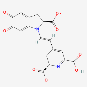molecular formula C18H12N2O8-2 B1264503 Betanidin quinone 