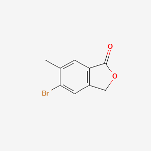 molecular formula C9H7BrO2 B12645038 5-Bromo-6-methylphthalide 