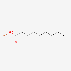molecular formula C9H17LiO2 B12645053 Lithium nonan-1-oate CAS No. 63710-31-6