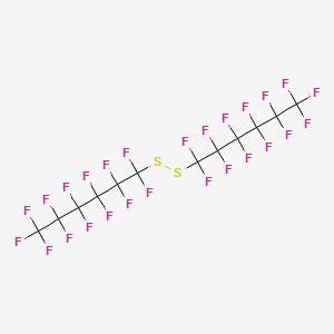 molecular formula C12F26S2 B12645058 Bis(tridecafluorohexyl) disulphide CAS No. 93962-52-8