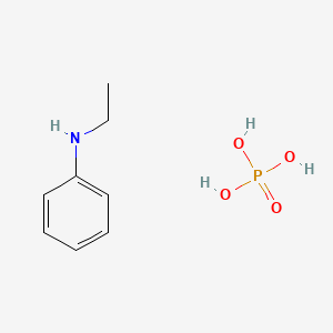 molecular formula C8H14NO4P B12645062 N-Ethylanilinium phosphate CAS No. 74367-92-3