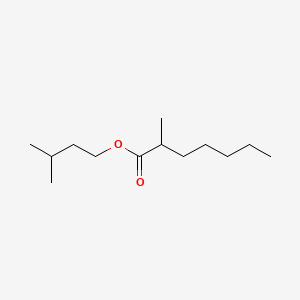 molecular formula C13H26O2 B12645070 3-Methylbutyl 2-methylheptanoate CAS No. 94133-55-8