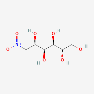 molecular formula C6H13NO7 B12645082 1-Deoxy-1-nitro-L-glucitol CAS No. 69257-51-8